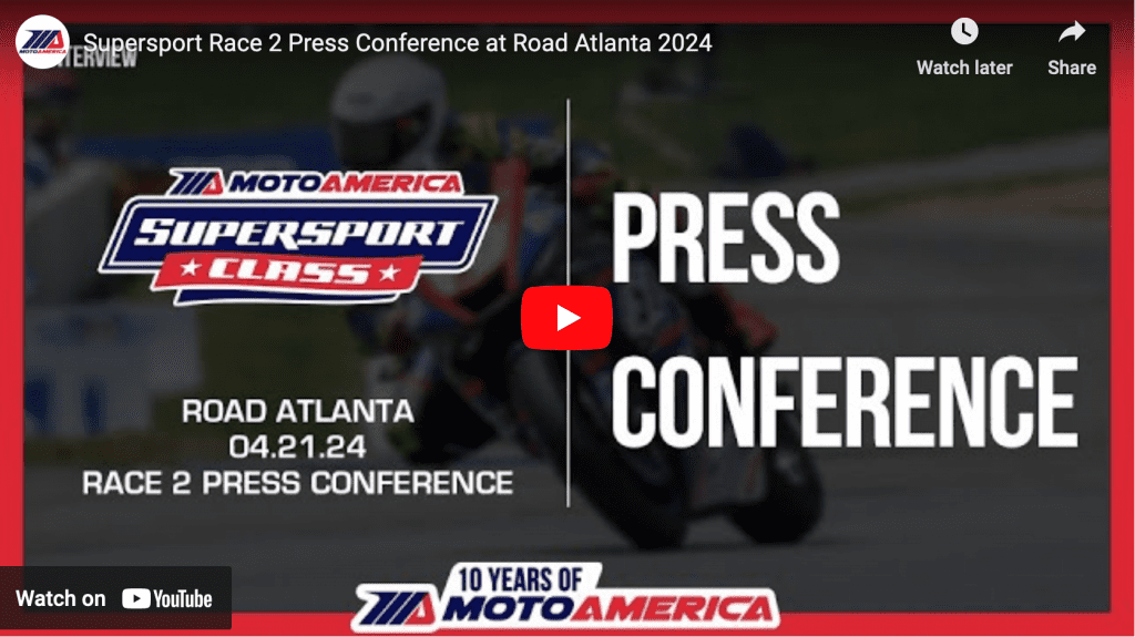 Read more about the article Video: Supersport Race Two Press Conference From Road Atlanta